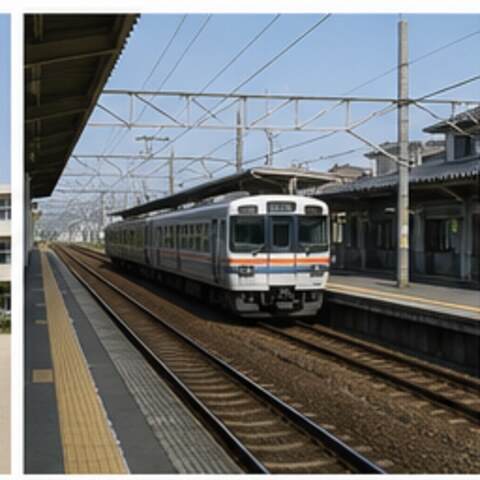 鉄道用地の土地利用イメージ写真